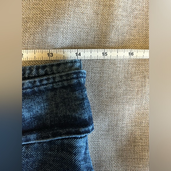 NWT!  ANTHROPOLOGIE skirt with ruffles, Sz S. - Picture 8 of 9